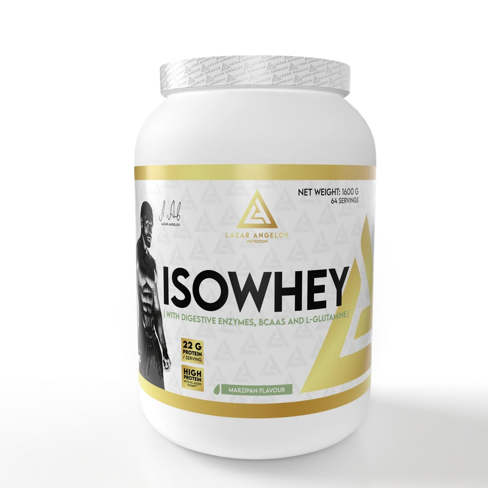 LA Nutrition IsoWhey protein isolate  powder Marzipan - 1600g