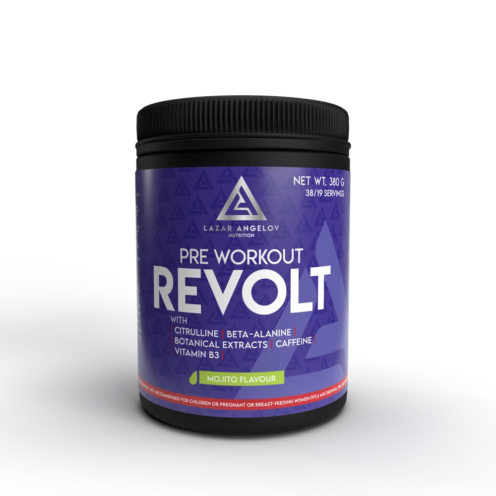 LA Nutrition Revolt pre-workout powder Mojito - 380g